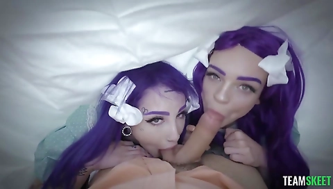 Sexy brunette fucked in the ass