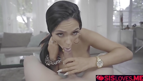 Milf and step sister in action