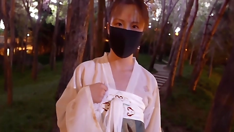 Misa asian model gets a pussy