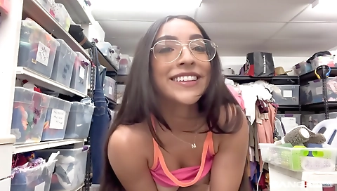 Beautiful girl with a big tits