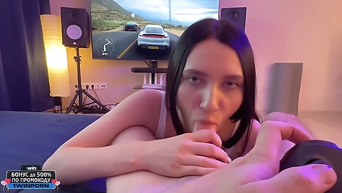 Sexy brunette hair gets her ass hole and fucked